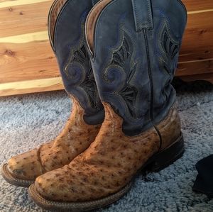 Stetson Womens ostrich boots 7 1/2